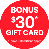 Bonus $30 Giftfcard