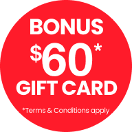bonus 60 giftcard